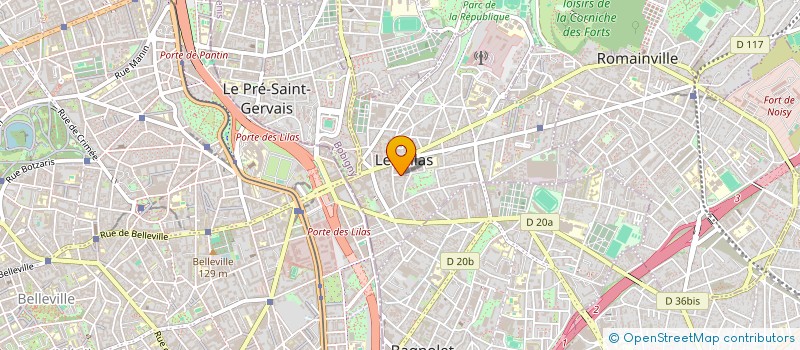 localisation de l'entreprise MONSIEUR BORA SAKIROGLU à LES LILAS