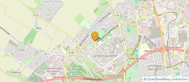 localisation de l'entreprise MONSIEUR BORAMY MEAS à CAEN