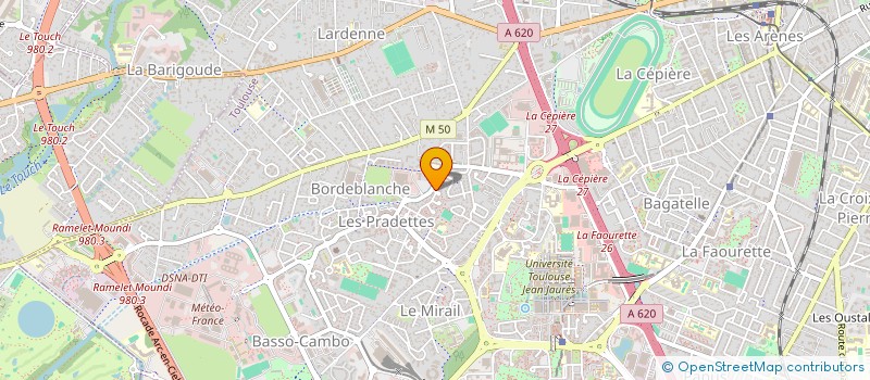localisation de l'entreprise MONSIEUR BORATH YUN à TOULOUSE