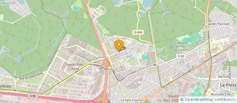 localisation de l'entreprise MONSIEUR BORDIER TRAN  MEUDON