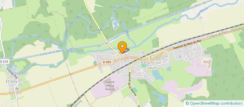 localisation de l'entreprise MONSIEUR BORGH VAN DER  PARGNY-SUR-SAULX