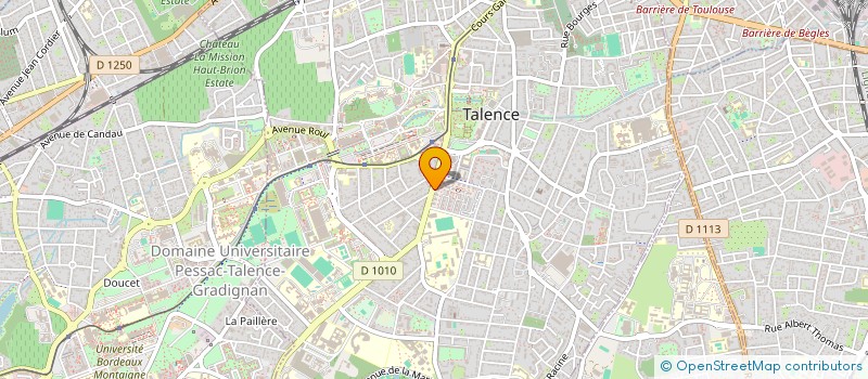 localisation de l'entreprise MONSIEUR BORHANE ALOUI  TALENCE