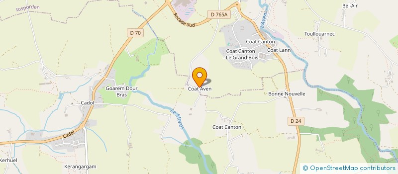 localisation de l'entreprise MONSIEUR BORHANE EDDINE BENAMARA  MELGVEN