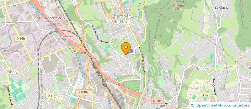 localisation de l'entreprise MONSIEUR BORHANE SPIGA  CHAMBERY