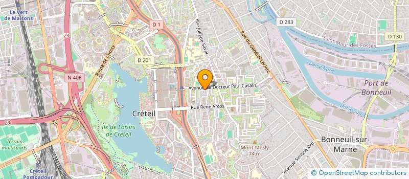 localisation de l'entreprise MONSIEUR BORHEN ABIDI  CRETEIL