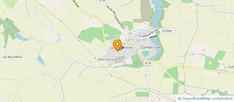 localisation de l'entreprise MONSIEUR BORIS ALBAN KITEMBO KAYA  SAINT-SARDOS