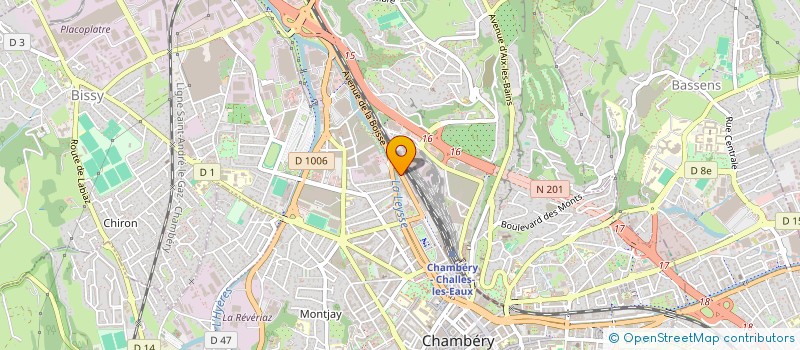 localisation de l'entreprise MONSIEUR BORIS ALISSOUTIN  CHAMBERY