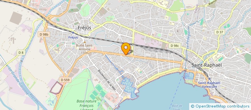 localisation de l'entreprise MONSIEUR BORIS ANNOVAZZI  SAINT-RAPHAEL