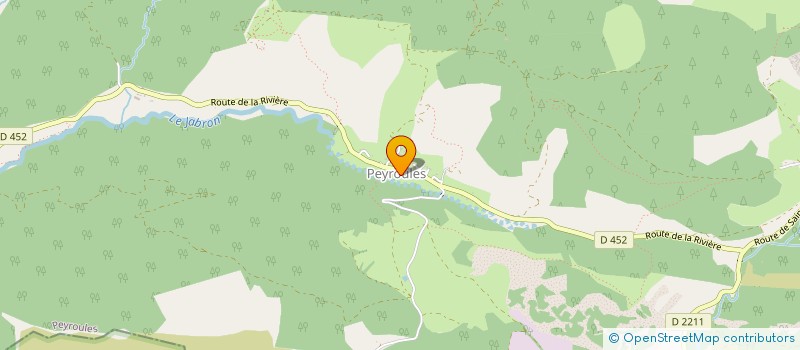 localisation de l'entreprise MONSIEUR BORIS AUBLIGINE  PEYROULES