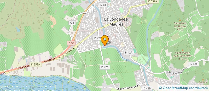 localisation de l'entreprise MONSIEUR BORIS AUDRIN  LA LONDE-LES-MAURES