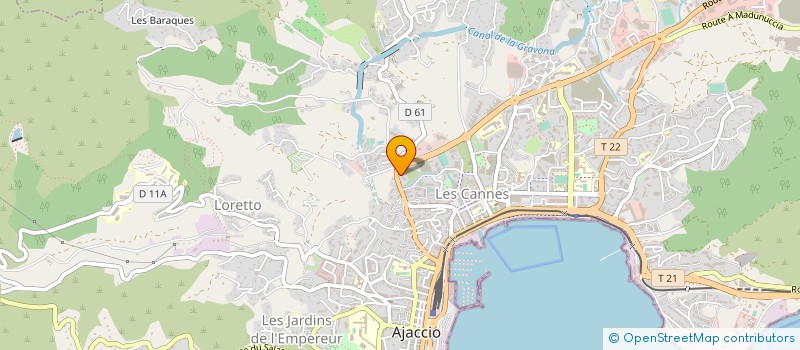 localisation de l'entreprise MONSIEUR BORIS BACCIGALUPI à AJACCIO