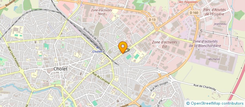 localisation de l'entreprise MONSIEUR BORIS BARBARIT à CHOLET