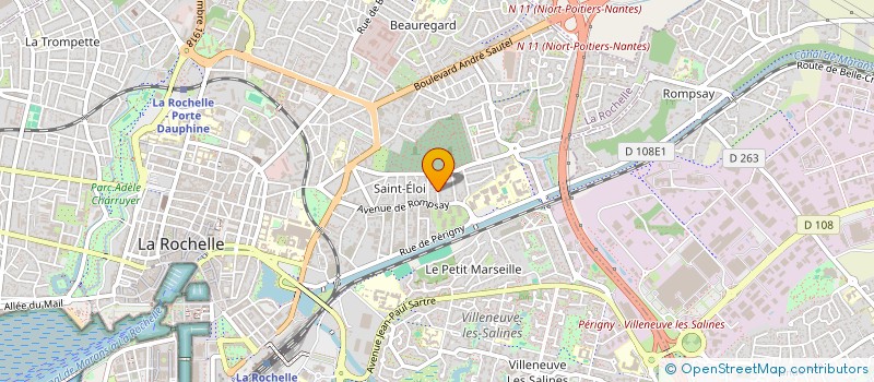 localisation de l'entreprise MONSIEUR BORIS BATSALLE  LA ROCHELLE