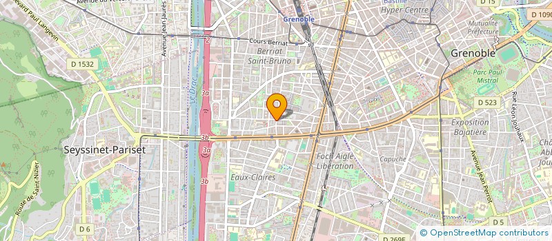 localisation de l'entreprise MONSIEUR BORIS BEDROSSIAN  GRENOBLE