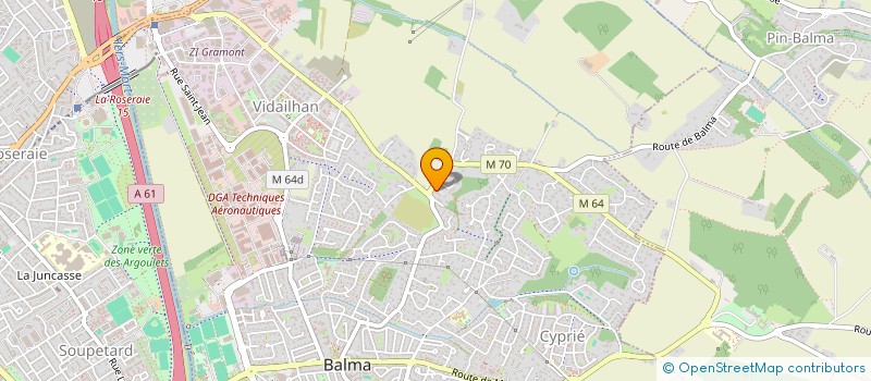 localisation de l'entreprise MONSIEUR BORIS BEGUE  BALMA