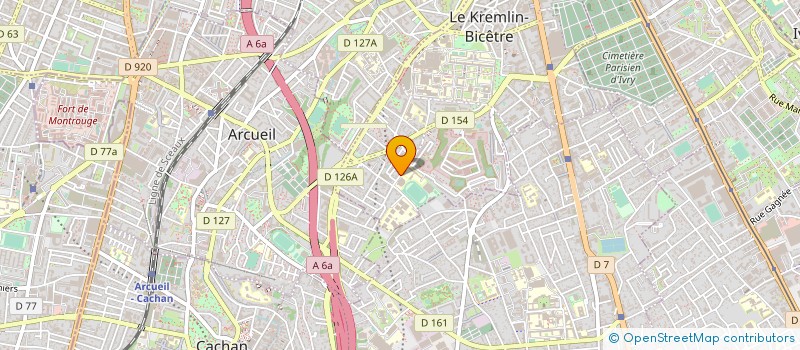 localisation de l'entreprise MONSIEUR BORIS BERGAMINI  LE KREMLIN-BICETRE