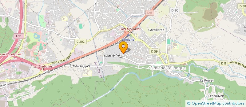 localisation de l'entreprise MONSIEUR BORIS BERJUIN  SIMIANE-COLLONGUE