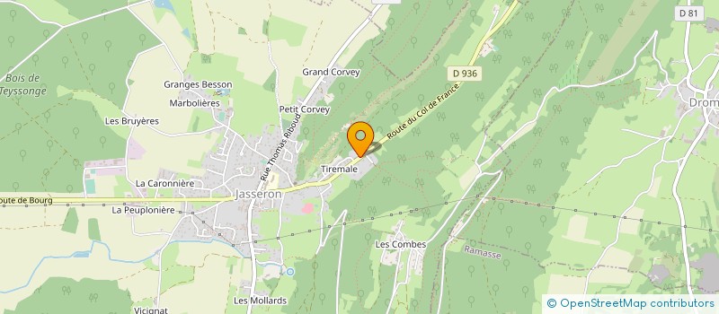 localisation de l'entreprise MONSIEUR BORIS BLAY  JASSERON