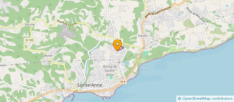 localisation de l'entreprise MONSIEUR BORIS BREDENT  SAINTE-ANNE