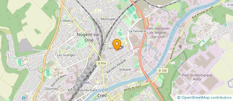 localisation de l'entreprise MONSIEUR BORIS BRICOUT  NOGENT-SUR-OISE