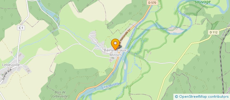 localisation de l'entreprise MONSIEUR BORIS BROCHIN  BAINVILLE-AUX-MIROIRS