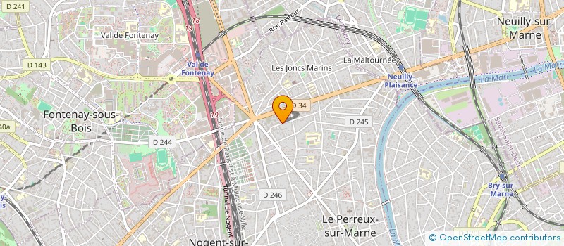 localisation de l'entreprise MONSIEUR BORIS BROUSSE  LE PERREUX-SUR-MARNE