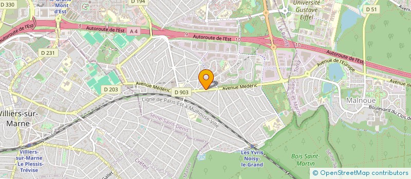 localisation de l'entreprise MONSIEUR BORIS BURAGA  NOISY-LE-GRAND