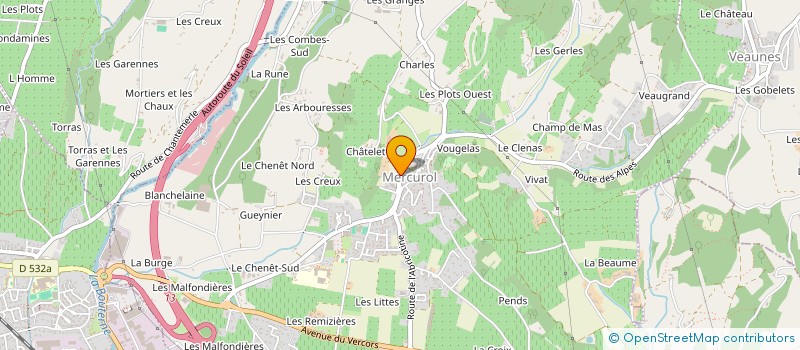 localisation de l'entreprise MONSIEUR BORIS CASSI  MERCUROL-VEAUNES