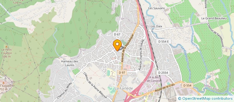 localisation de l'entreprise MONSIEUR BORIS CHAMBREY  SOLLIES-VILLE