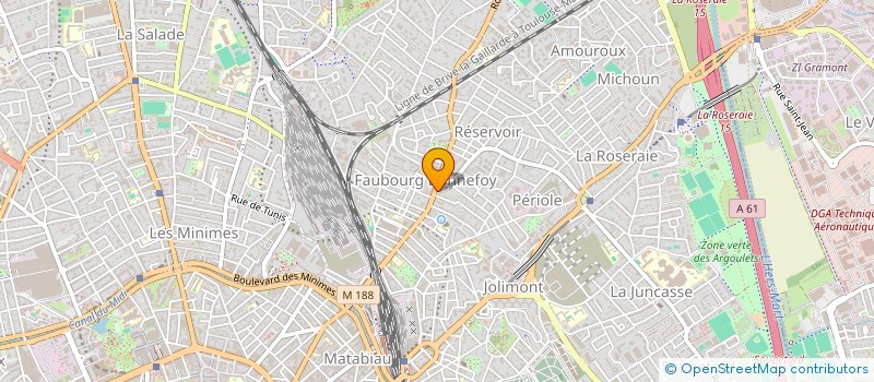 localisation de l'entreprise MONSIEUR BORIS CHARLES à TOULOUSE