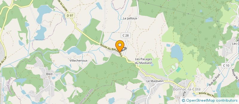 localisation de l'entreprise MONSIEUR BORIS COPET à BONNAC-LA-COTE