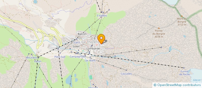 localisation de l'entreprise MONSIEUR BORIS COURTOIS  LES BELLEVILLE