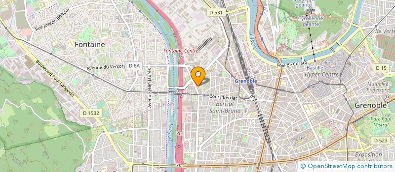 localisation de l'entreprise MONSIEUR BORIS CUVELIER à GRENOBLE