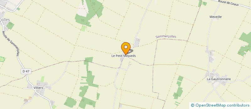 localisation de l'entreprise MONSIEUR BORIS DAVID  SAMMARCOLLES