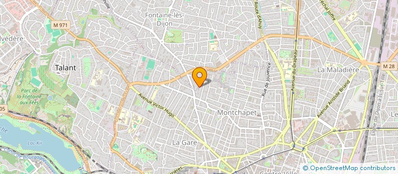 localisation de l'entreprise MONSIEUR BORIS DEBOT  FONTAINE-LES-DIJON