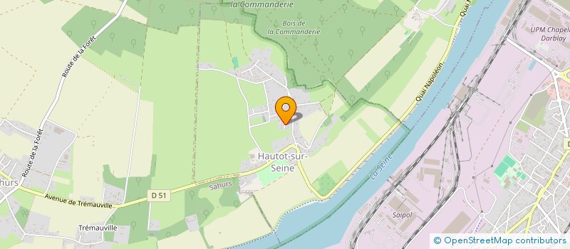 localisation de l'entreprise MONSIEUR BORIS DEMEULENAERE  HAUTOT-SUR-SEINE