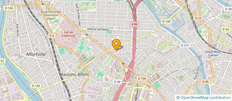 localisation de l'entreprise MONSIEUR BORIS DESJARDIN  MAISONS-ALFORT