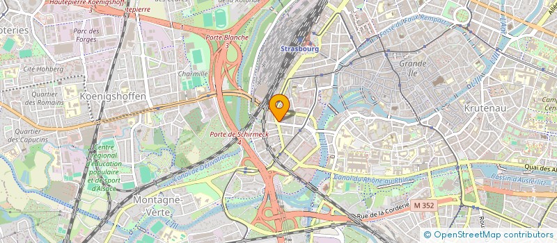 localisation de l'entreprise MONSIEUR BORIS DESMARES à STRASBOURG