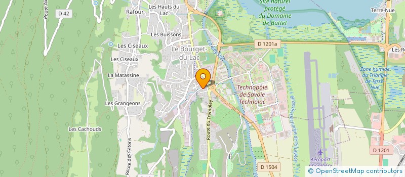 localisation de l'entreprise MONSIEUR BORIS DEVOS  LE BOURGET-DU-LAC