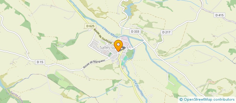 localisation de l'entreprise MONSIEUR BORIS DEWITTE  SALLES-SUR-L'HERS