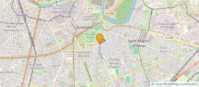 localisation de l'entreprise MONSIEUR BORIS DIDIER à GRENOBLE