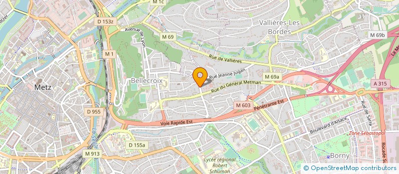 localisation de l'entreprise MONSIEUR BORIS DINTINGER  METZ