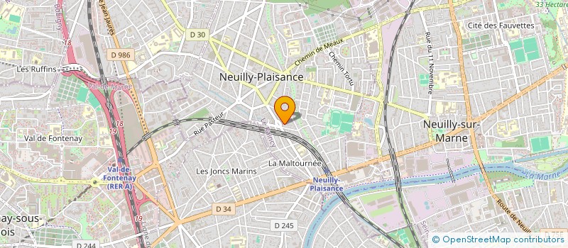localisation de l'entreprise MONSIEUR BORIS DJIBALENE à NEUILLY-PLAISANCE