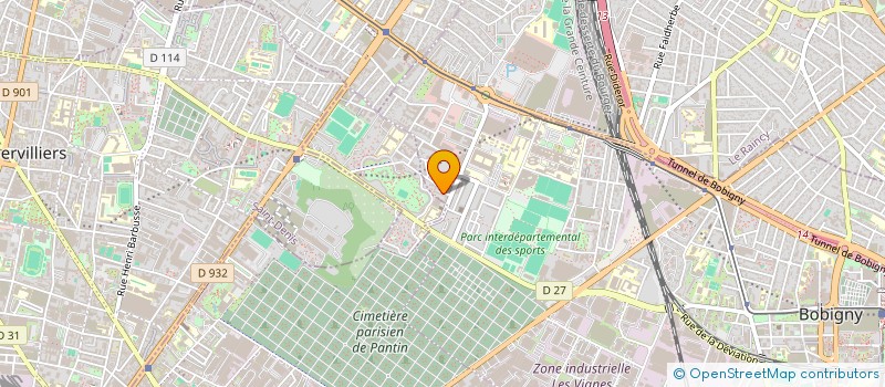 localisation de l'entreprise MONSIEUR BORIS DOLIVET  BOBIGNY