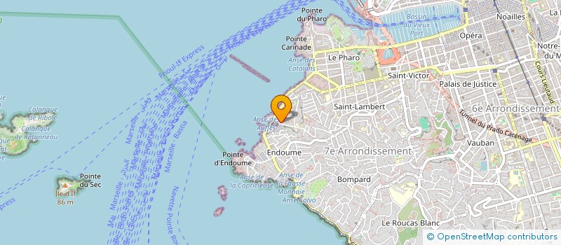 localisation de l'entreprise MONSIEUR BORIS DRENEC  MARSEILLE