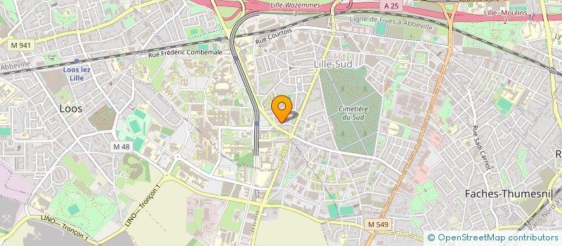 localisation de l'entreprise MONSIEUR BORIS DRONJAK à LILLE
