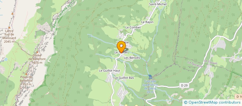 localisation de l'entreprise MONSIEUR BORIS DUFOUR  LE TOUVET