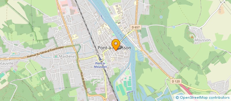 localisation de l'entreprise MONSIEUR BORIS DURIEUX  PONT-A-MOUSSON