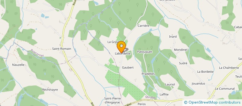 localisation de l'entreprise MONSIEUR BORIS ESPEOUT  MIRABEL