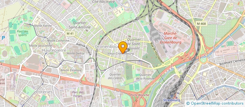 localisation de l'entreprise MONSIEUR BORIS ESSANGA OLOLO  STRASBOURG